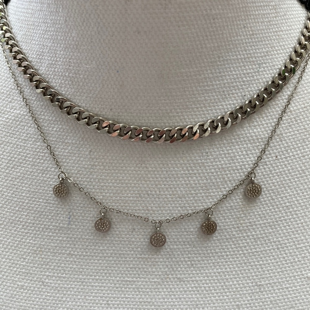 BLB Double Chain Necklace